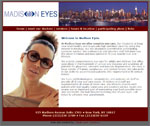Image of Madisone Eyes web site.